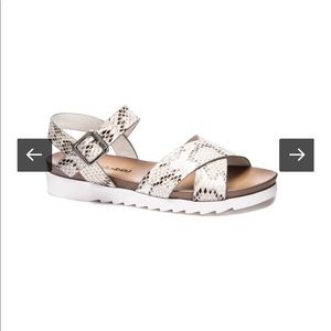 Snakeskin Printed Sandal